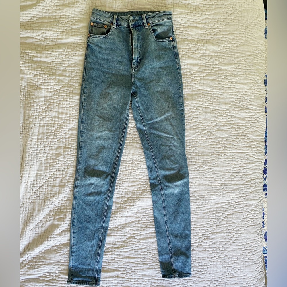 ASOS Farleigh High Waist Slim Mom Jeans, 26W36L